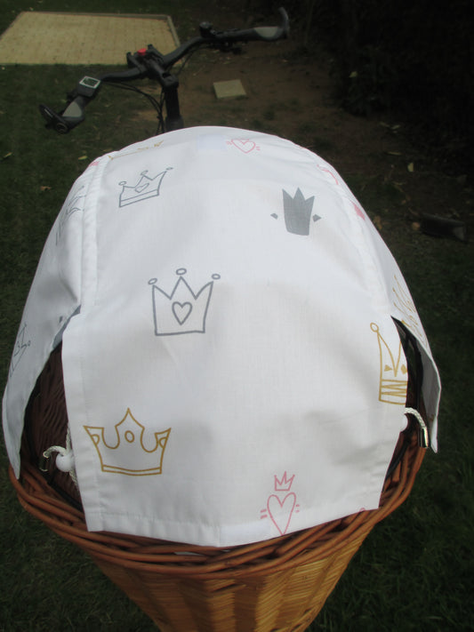Sonnenschutz für Hundekorb, Fahrradkorb, Hundekorb für Fahrrad,Princess